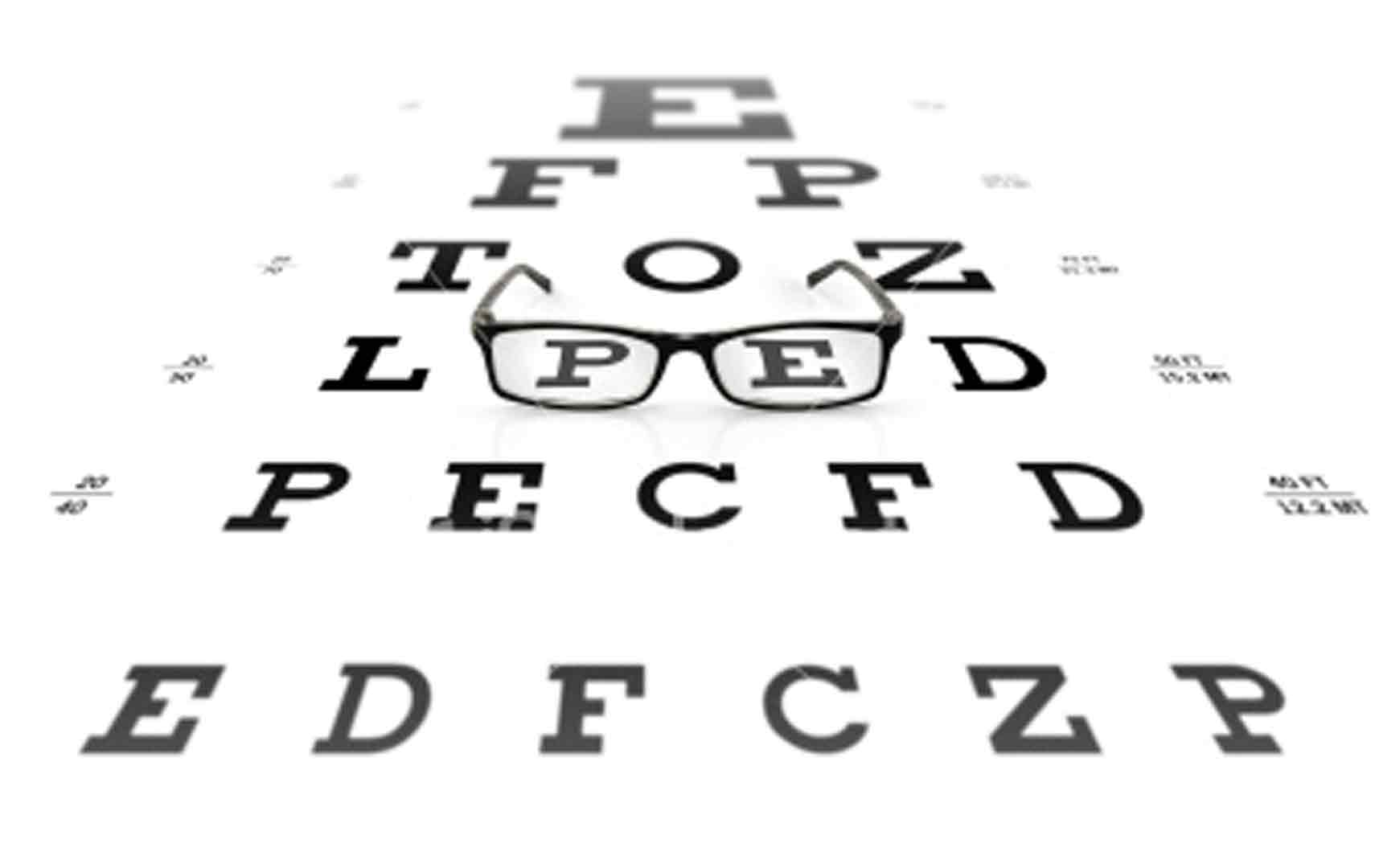 Typical Eye Exam Chart